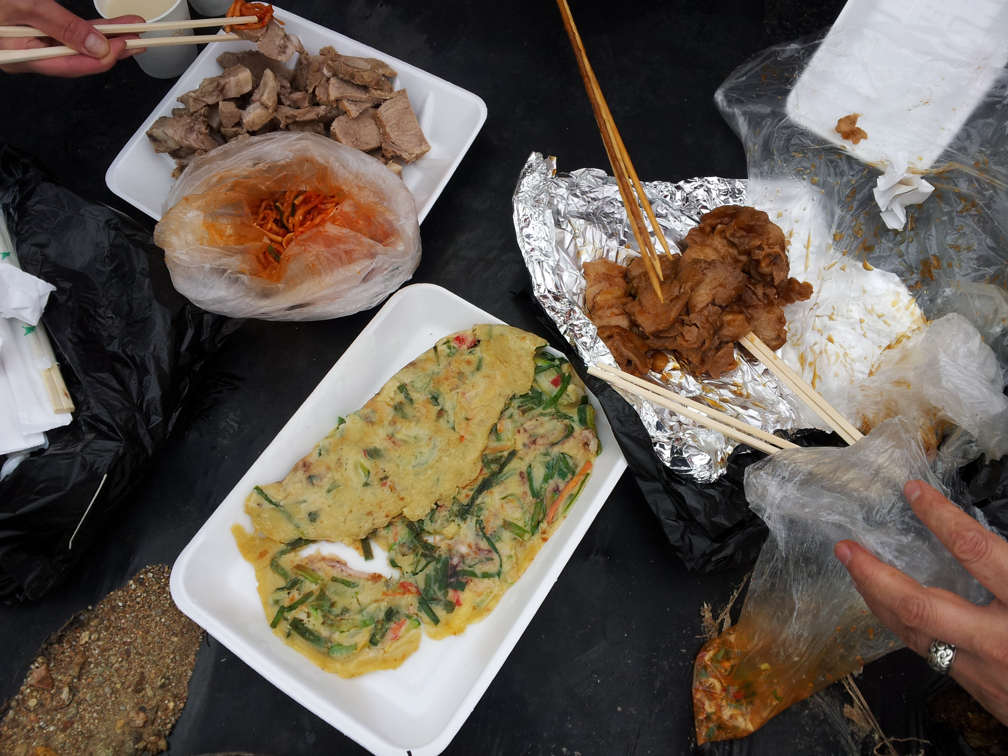 모종심기 후 맛난 간식먹기!
